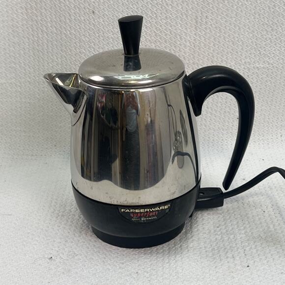 Farberware Other - Vintage Farberware 134B Superfast 2-4 Cup Electric Coffee Percolator Tested USA